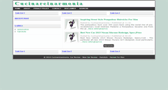 Desktop Screenshot of cucinareinarmonia.blogspot.com