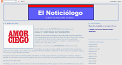 Desktop Screenshot of elnoticiologo.blogspot.com