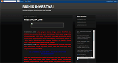 Desktop Screenshot of bisnisinvestasi-forex.blogspot.com