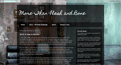 Desktop Screenshot of morethanfleshandbone.blogspot.com