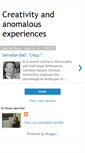 Mobile Screenshot of creativityandanomalousexperience.blogspot.com