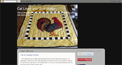 Desktop Screenshot of catloverandquiltmaker.blogspot.com