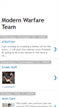 Mobile Screenshot of modernwarfareteam.blogspot.com