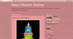 Desktop Screenshot of dreasdessertfactory.blogspot.com