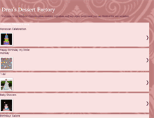 Tablet Screenshot of dreasdessertfactory.blogspot.com