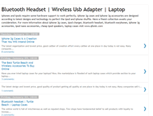 Tablet Screenshot of bluetoothheadset01.blogspot.com
