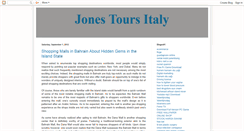 Desktop Screenshot of georgejonestoursitaly.blogspot.com