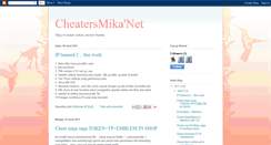 Desktop Screenshot of cheatersmika.blogspot.com