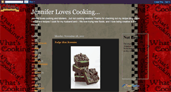 Desktop Screenshot of jenniferlovescooking.blogspot.com