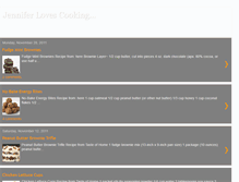 Tablet Screenshot of jenniferlovescooking.blogspot.com