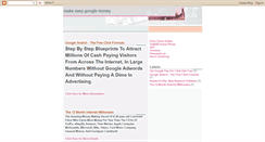 Desktop Screenshot of ezgooglemoney.blogspot.com