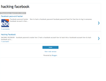 Tablet Screenshot of hackingfacebooks.blogspot.com