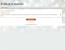 Tablet Screenshot of elartedelaatraccion.blogspot.com