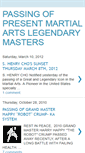 Mobile Screenshot of passingofmasters.blogspot.com