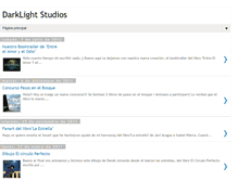 Tablet Screenshot of darklightstudios.blogspot.com