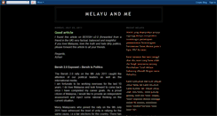 Desktop Screenshot of melayuandme.blogspot.com