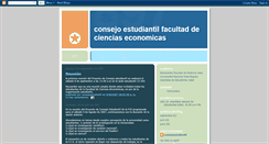 Desktop Screenshot of consejoestudiantilfce.blogspot.com