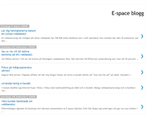 Tablet Screenshot of e-spaceblogg.blogspot.com