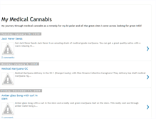 Tablet Screenshot of mymedicalcannabis.blogspot.com