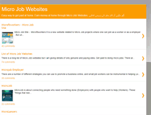 Tablet Screenshot of microjobwebsites.blogspot.com