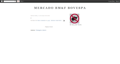 Desktop Screenshot of mercadobmfbovespa.blogspot.com