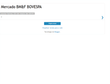 Tablet Screenshot of mercadobmfbovespa.blogspot.com