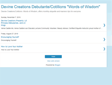Tablet Screenshot of devinewordsofwisdom.blogspot.com