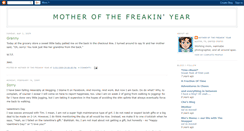 Desktop Screenshot of motherofthefreakinyear.blogspot.com