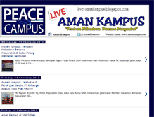 Tablet Screenshot of live-amankampus.blogspot.com