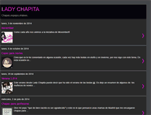 Tablet Screenshot of ladychapita.blogspot.com