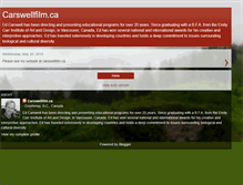 Tablet Screenshot of carswellproductions.blogspot.com