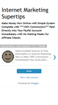 Mobile Screenshot of internetmarketingsupertips.blogspot.com