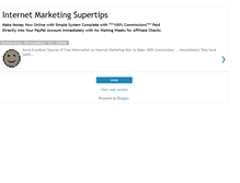 Tablet Screenshot of internetmarketingsupertips.blogspot.com