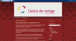 Desktop Screenshot of lletra-de-metge.blogspot.com