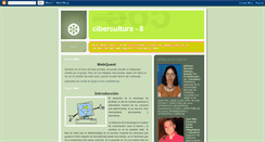 Desktop Screenshot of cibercultura8.blogspot.com