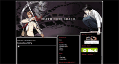 Desktop Screenshot of deathnot-brasil.blogspot.com