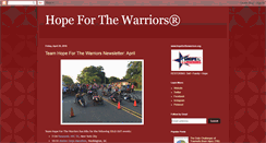 Desktop Screenshot of hopeforthewarriors.blogspot.com