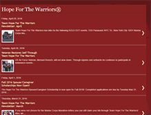 Tablet Screenshot of hopeforthewarriors.blogspot.com