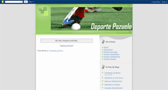 Desktop Screenshot of deportepozuelo.blogspot.com