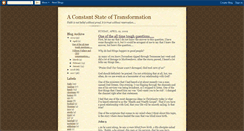 Desktop Screenshot of constanttransformation.blogspot.com