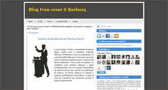 Desktop Screenshot of ivancesarbarboza.blogspot.com