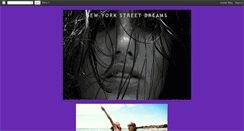 Desktop Screenshot of newyorkstreetdreams.blogspot.com