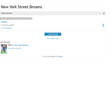 Tablet Screenshot of newyorkstreetdreams.blogspot.com