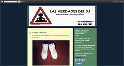 Desktop Screenshot of lasverdadesdeldj.blogspot.com