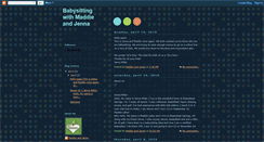 Desktop Screenshot of mjbabysitting.blogspot.com