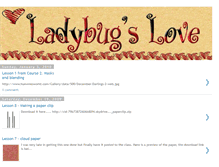 Tablet Screenshot of ladybugs-love.blogspot.com