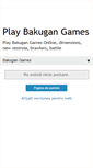 Mobile Screenshot of play-bakugan.blogspot.com