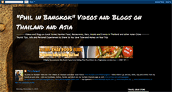 Desktop Screenshot of philinbangkok.blogspot.com