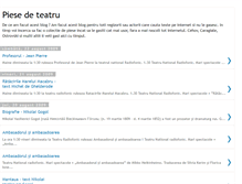 Tablet Screenshot of blogdeteatru.blogspot.com