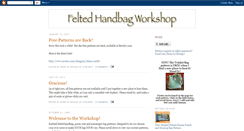 Desktop Screenshot of feltedhandbagworkshop.blogspot.com